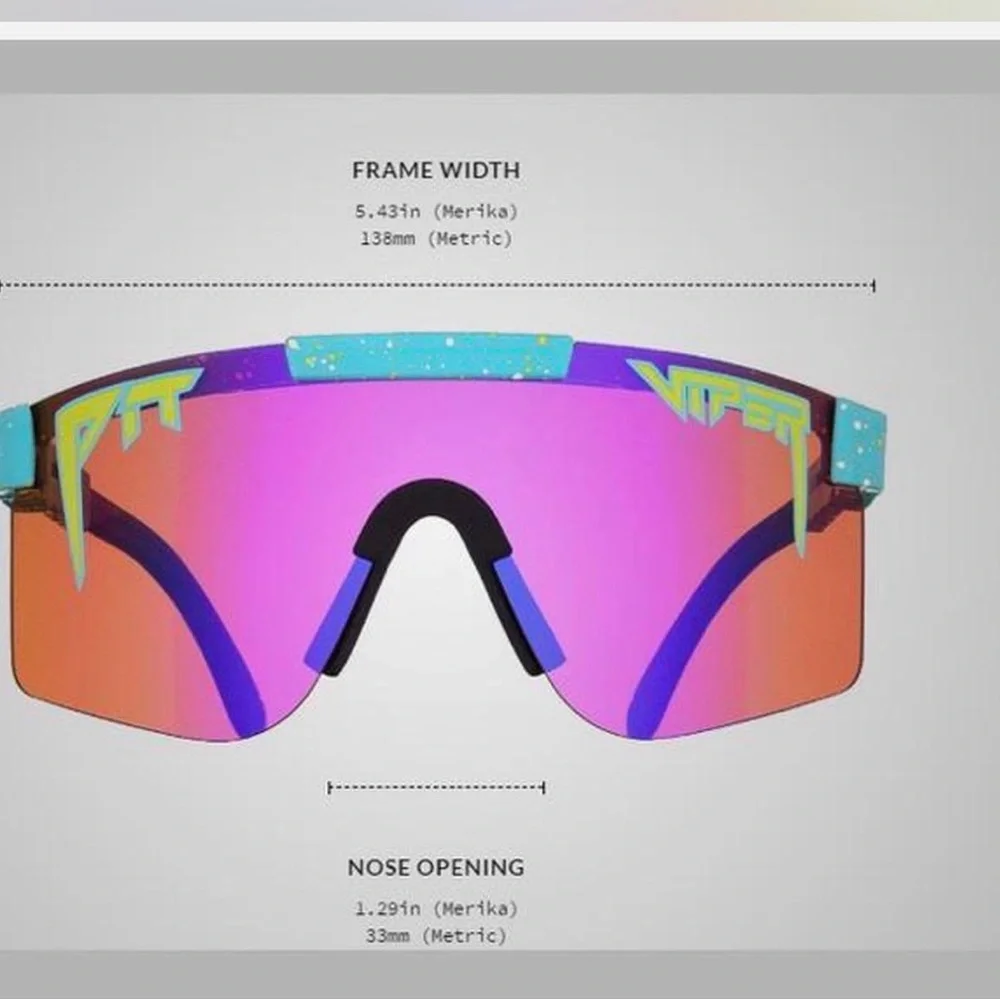 Pit Viper Blue and Red Kids Sunglasses